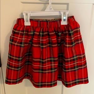 Crewcuts plaid skirt